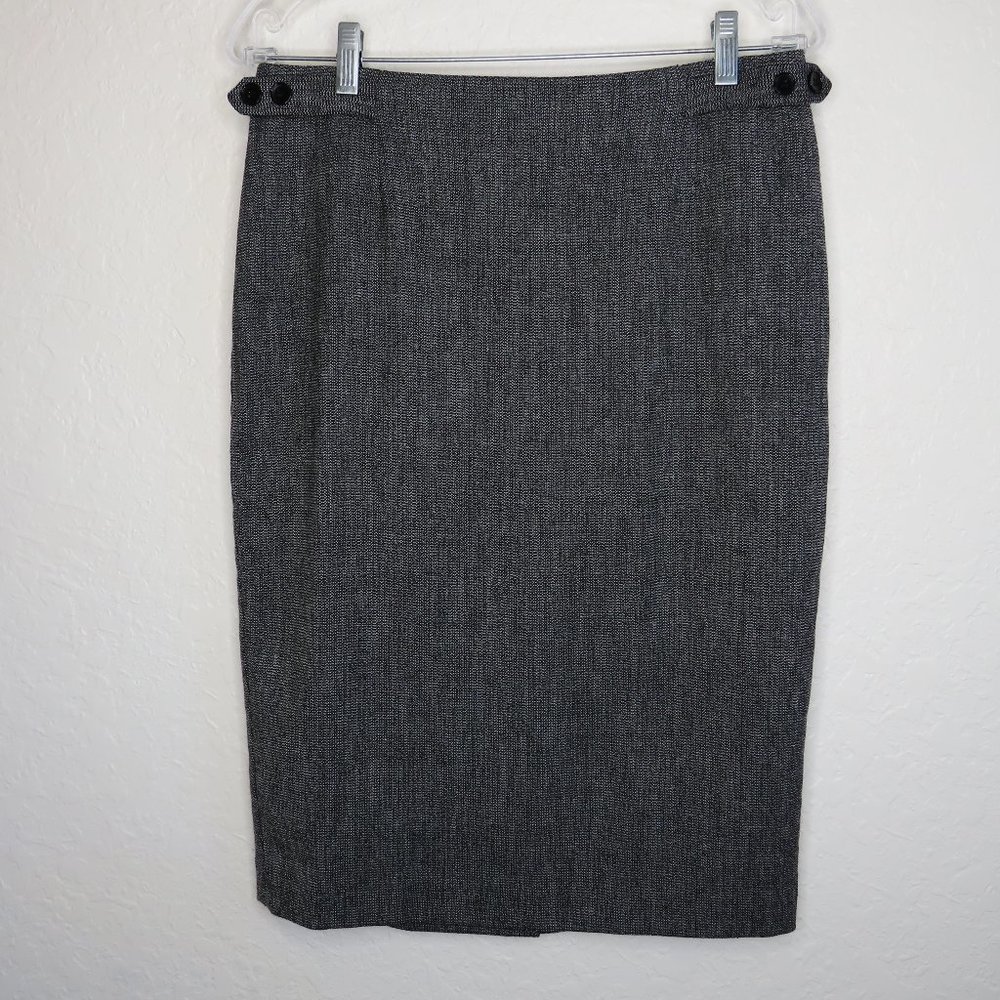 Jacob* Women's Fully Lined 8.5" Slit Half Backside Zip Midi Pencil Skirt~Size 10